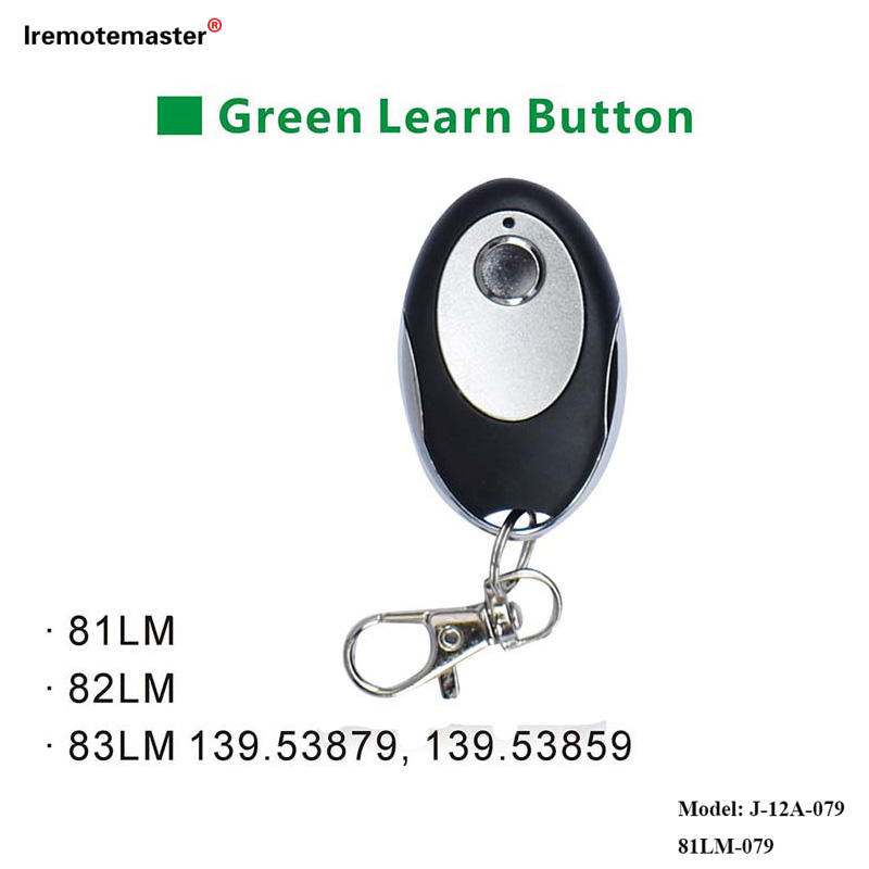 81LM 82LM 83LM গ্রিন লার্ন বোতাম 390MHz গেট ডোর রিমোট রিপ্লেসমেন্টের জন্য
