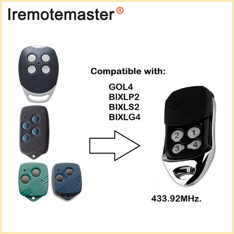 GOL4 কমান্ড গ্যারেজ ডোর ওপেনার BIXLP2 BIXLS2 BIXLG4 এর জন্য