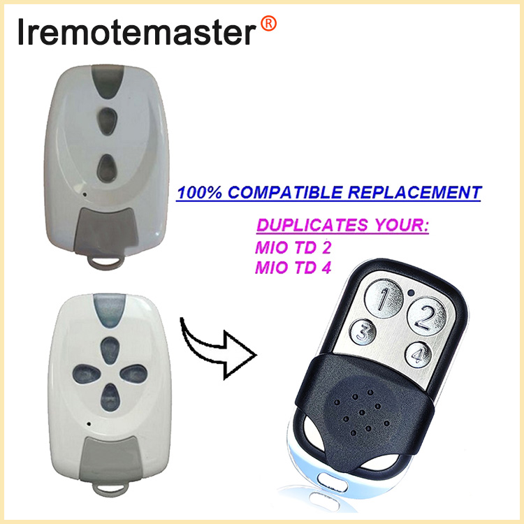 MIO TR2 TR4 গ্যারেজ রিমোট কন্ট্রোল রোলিং কোড 433MHz এর জন্য