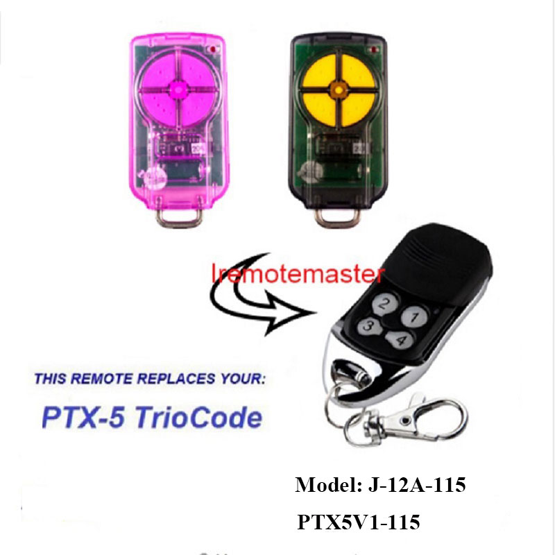 PTX5 V1 TrioCode গেট রিমোট ডোর রিপ্লেসমেন্ট 433.92MHz রোলিং কোডের জন্য